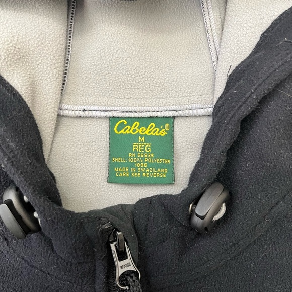 Cabela’s Black Softshell Hooded Jacket Women’s M Fleece Lined Outdoor Coat 1 - Picture 7 of 14